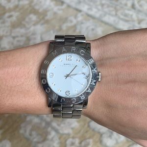 Marc by Marc Jacobs silver bracelet watch